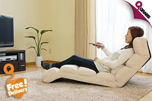 For QR299, Recline with Adjustable Foldable Lounge Chairs & Pillows with FREE Delivery! (QR549 Value)